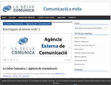 Tablet Screenshot of laselvacomunica.cat